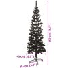 Julgran smal svart 150 cm vidaXL 150 x 43 cm – miniatyr 7