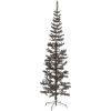 Julgran smal svart 180 cm vidaXL 180 x 48 cm – miniatyr 2