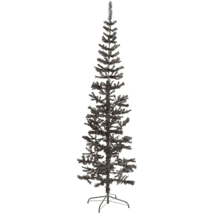 Julgran smal svart 180 cm vidaXL 180 x 48 cm – bild 2