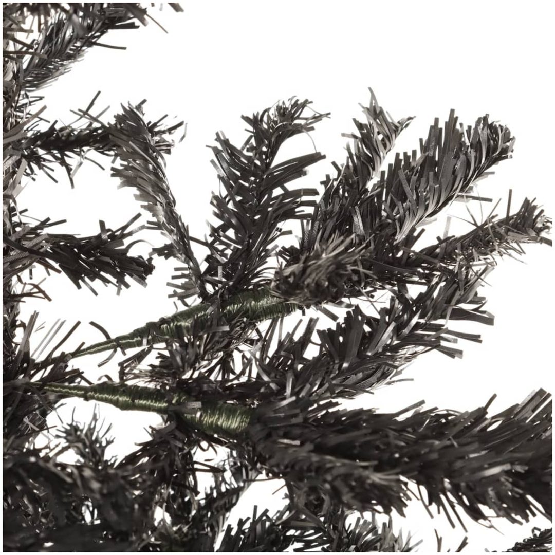 Julgran smal svart 180 cm vidaXL 180 x 48 cm – bild 4