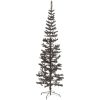 Julgran smal svart 240 cm vidaXL 240 x 61 cm – miniatyr 2