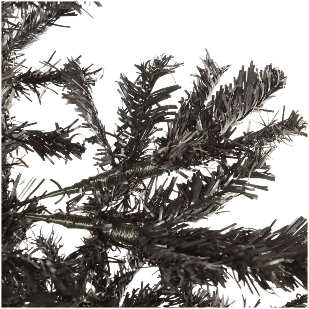 Julgran smal svart 240 cm vidaXL 240 x 61 cm – bild 4