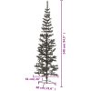 Julgran smal svart 240 cm vidaXL 240 x 61 cm – miniatyr 7