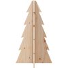 Julgran trä massiv furu vidaXL 69.5 cm – miniatyr 4