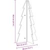 Julgran trä massiv furu vidaXL 69.5 cm – miniatyr 8