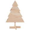 Julgran trä massivt trä vidaXL 70 cm – miniatyr 3