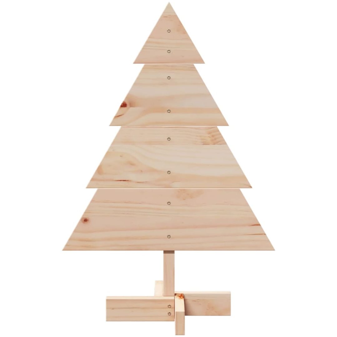 Julgran trä massivt trä vidaXL 70 cm – bild 3