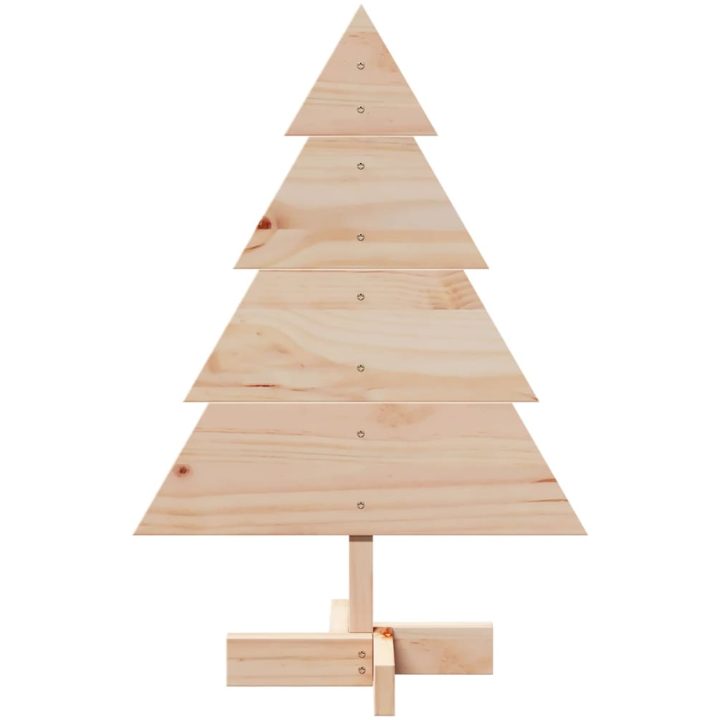 Julgran trä massivt trä vidaXL 70 cm – bild 3