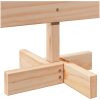 Julgran trä massivt trä vidaXL 70 cm – miniatyr 6