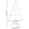 Julgran trä massivt trä vidaXL 70 cm – miniatyr 8