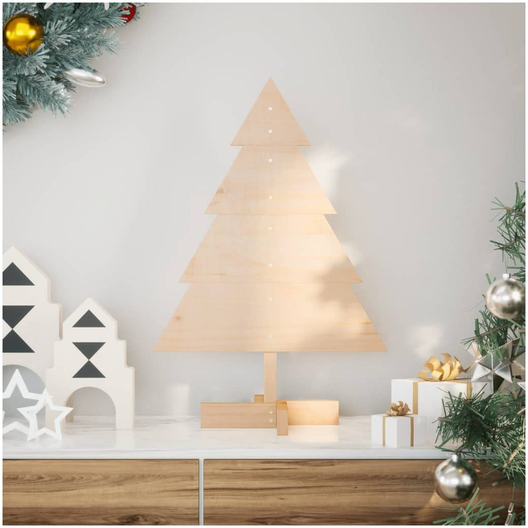 Julgran trä massivt trä vidaXL 70 cm