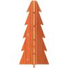 Julgran trä vaxbrun massiv furu vidaXL 49 cm – miniatyr 4