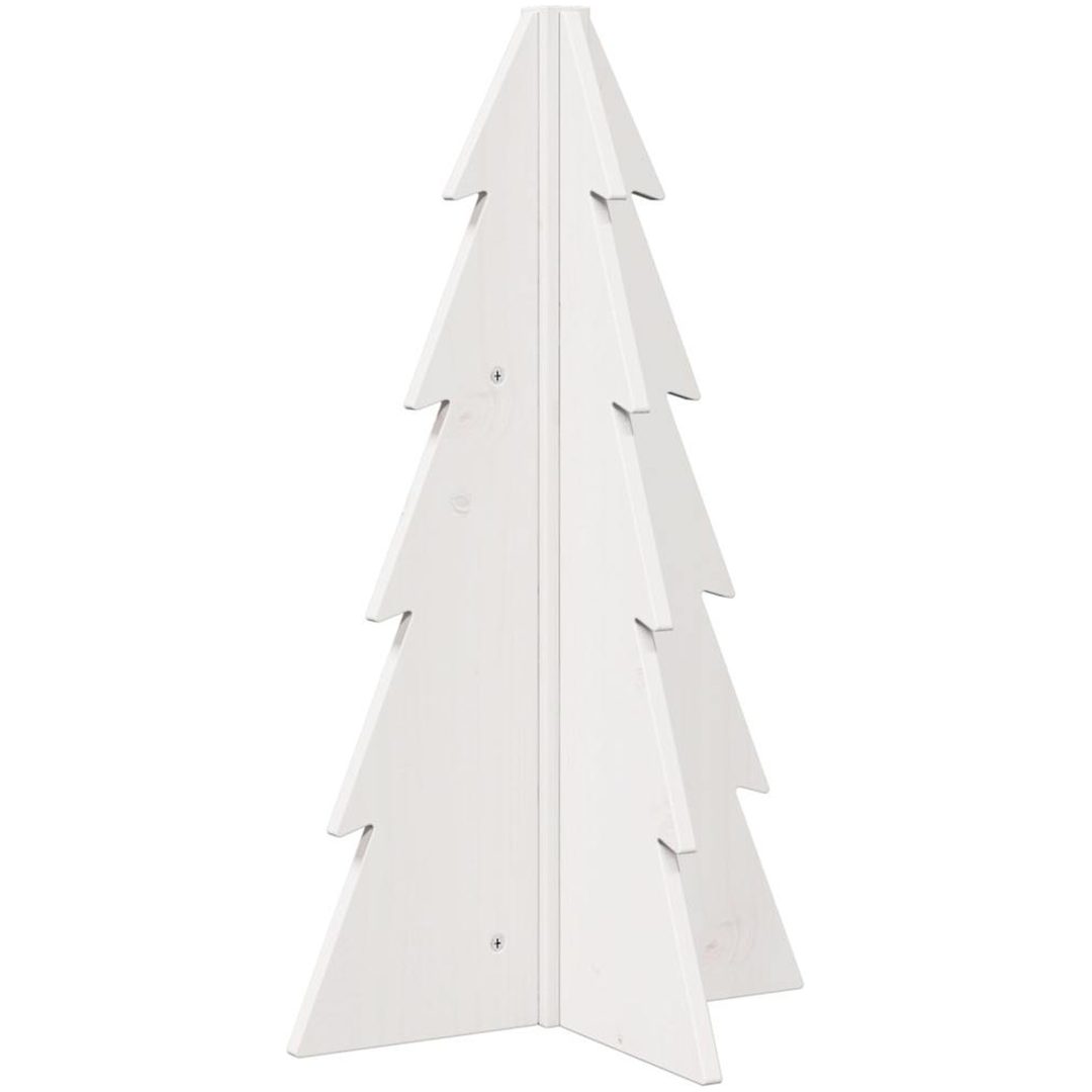 Julgran trä vit massiv furu vidaXL 69.5 cm – bild 2