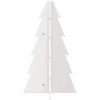 Julgran trä vit massiv furu vidaXL 69.5 cm – miniatyr 3