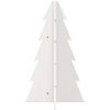 Julgran trä vit massiv furu vidaXL 69.5 cm – miniatyr 4