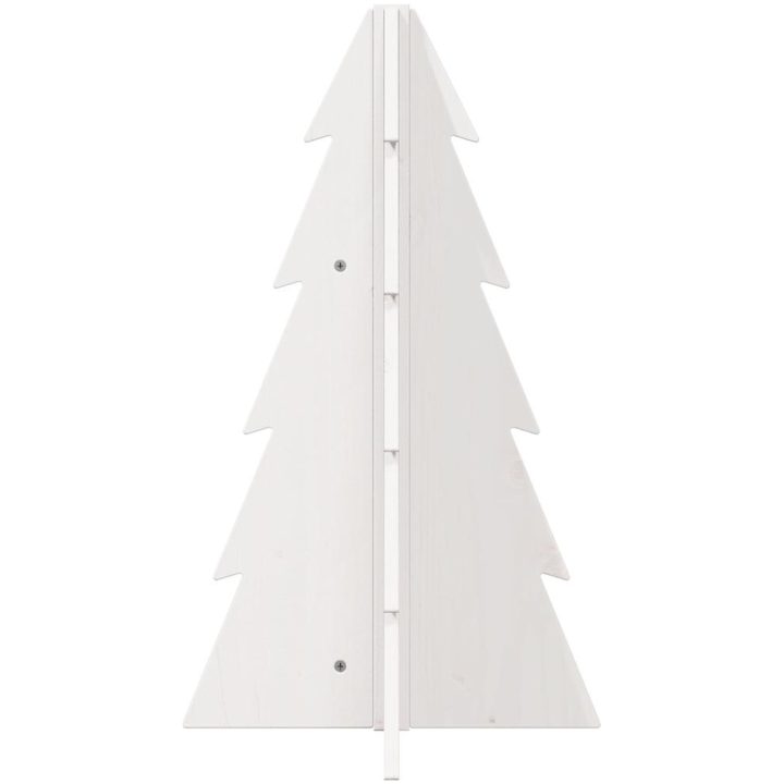 Julgran trä vit massiv furu vidaXL 69.5 cm – bild 4