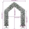 Julgransbåge med snö 270 cm vidaXL 270 x 215 cm – miniatyr 6