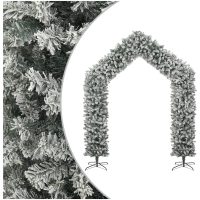 Julgransbåge med snö 270 cm vidaXL