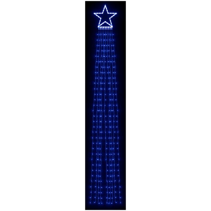 Julgransbelysning 320 LED blå 375 cm vidaXL – bild 3