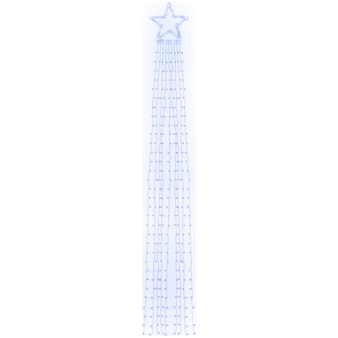 Julgransbelysning 320 LED blå 375 cm vidaXL – bild 4