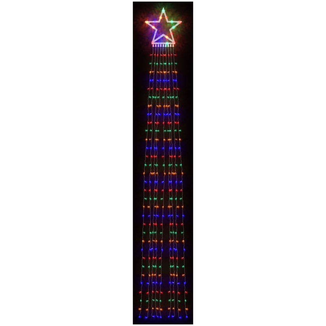 Julgransbelysning 320 LED färgglad 375 cm vidaXL – bild 3