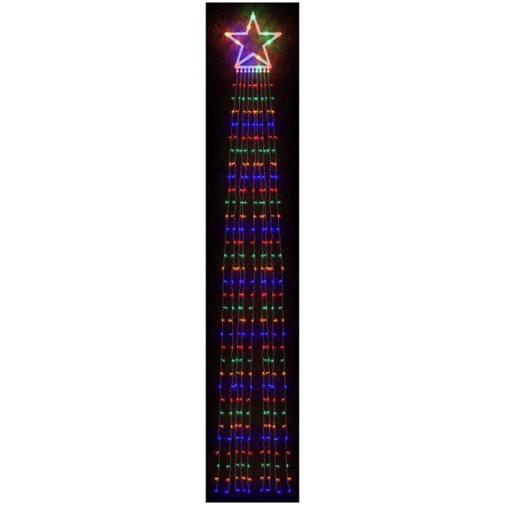 Julgransbelysning 320 LED färgglad 375 cm vidaXL – bild 3