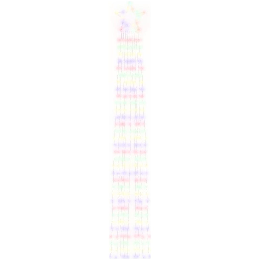 Julgransbelysning 320 LED färgglad 375 cm vidaXL – bild 4