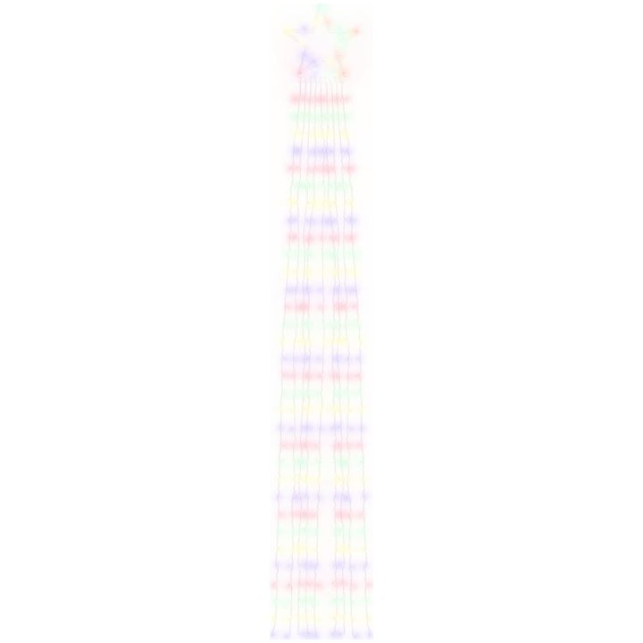 Julgransbelysning 320 LED färgglad 375 cm vidaXL – bild 4