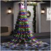 Julgransbelysning 320 LED färgglad 375 cm vidaXL – miniatyr 1