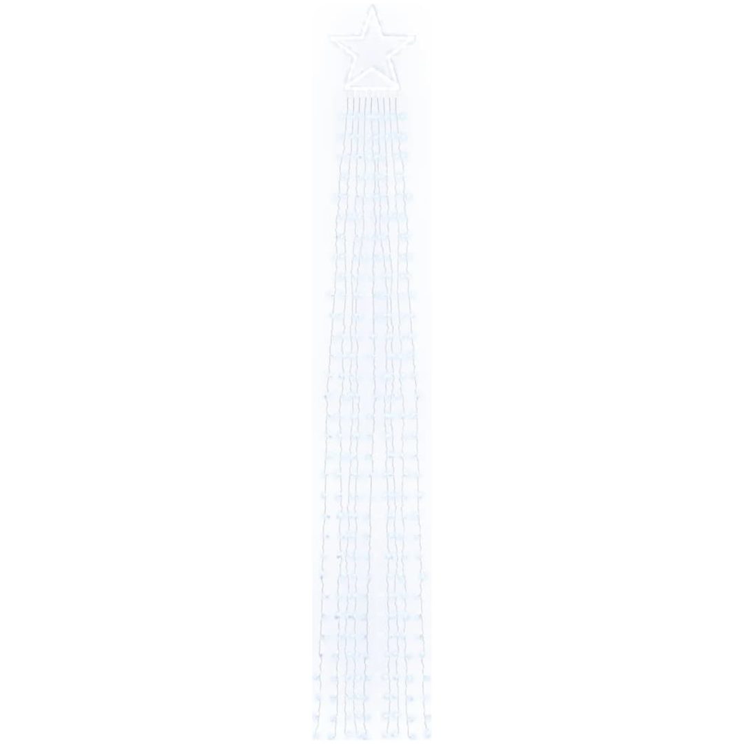Julgransbelysning 320 LED kallvit 375 cm vidaXL – bild 4