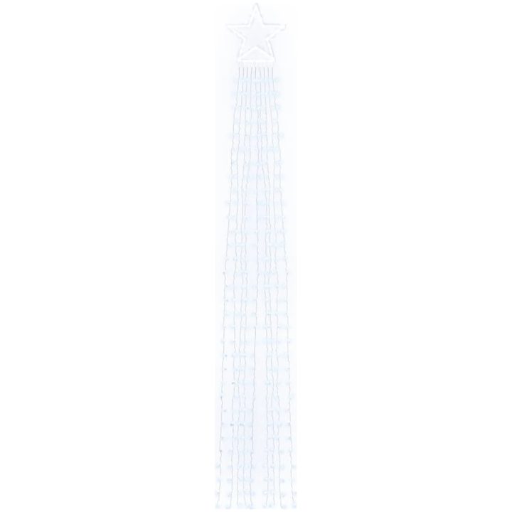 Julgransbelysning 320 LED kallvit 375 cm vidaXL – bild 4