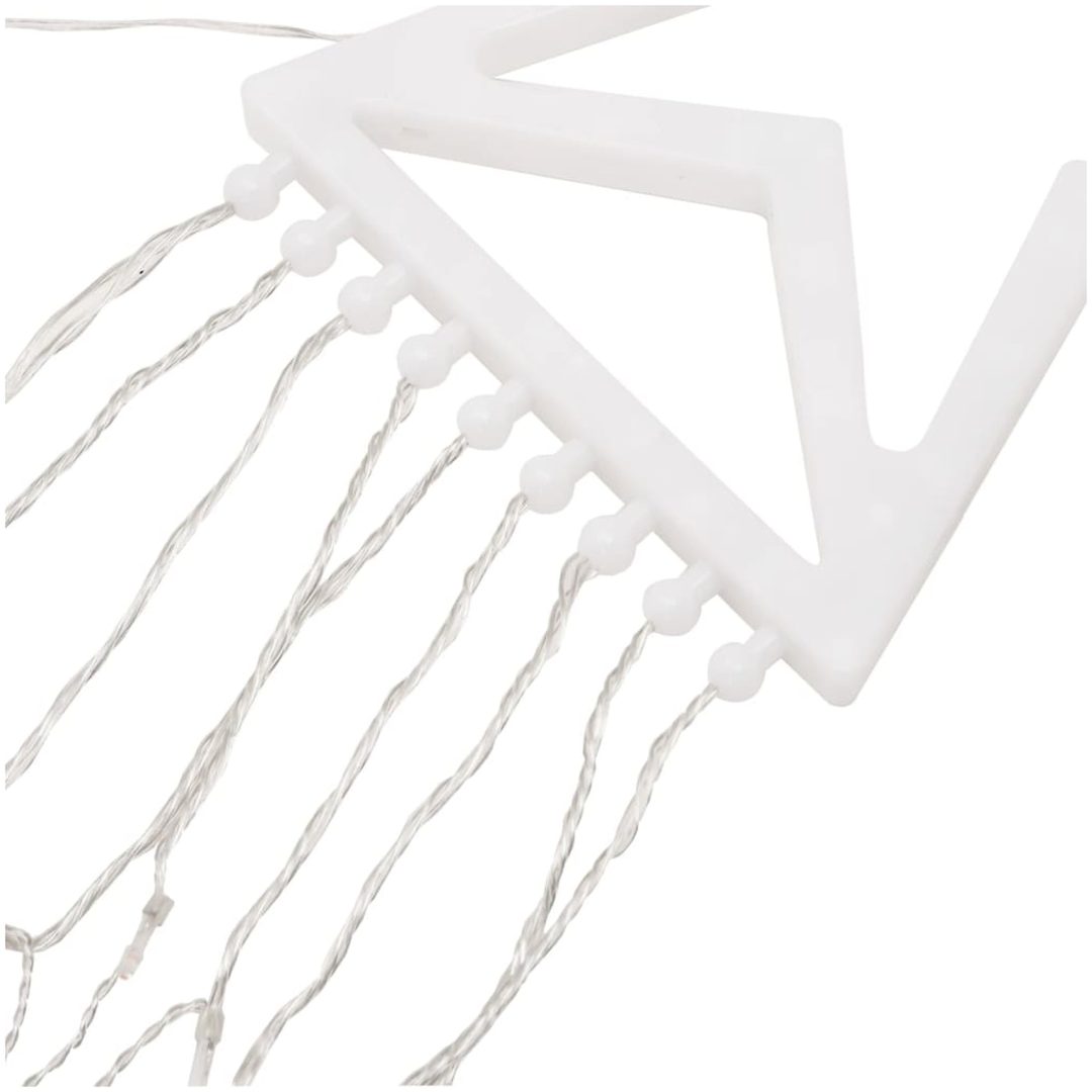 Julgransbelysning 320 LED kallvit 375 cm vidaXL – bild 7