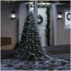 Julgransbelysning 320 LED kallvit 375 cm vidaXL – miniatyr 1