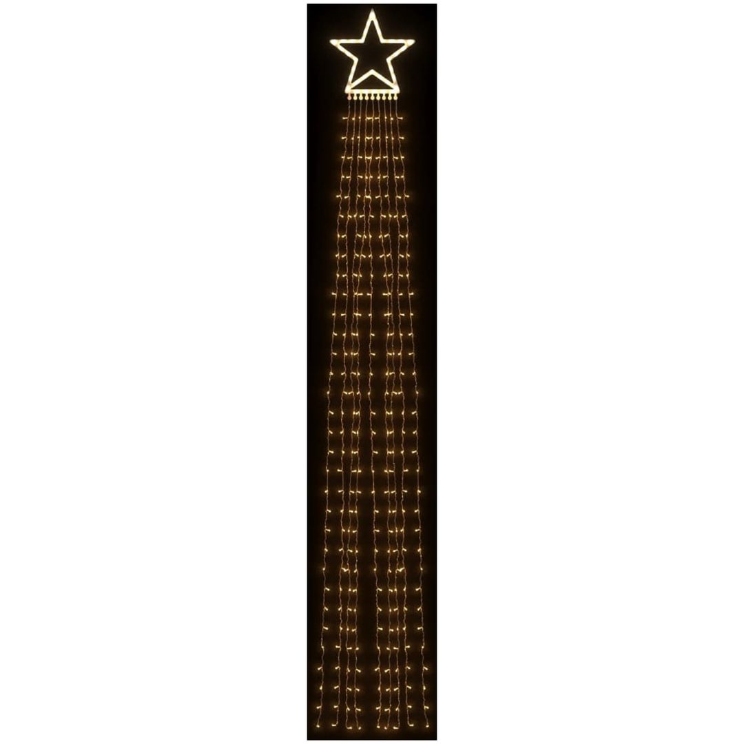 Julgransbelysning 320 LED varmvit 375 cm vidaXL – bild 3