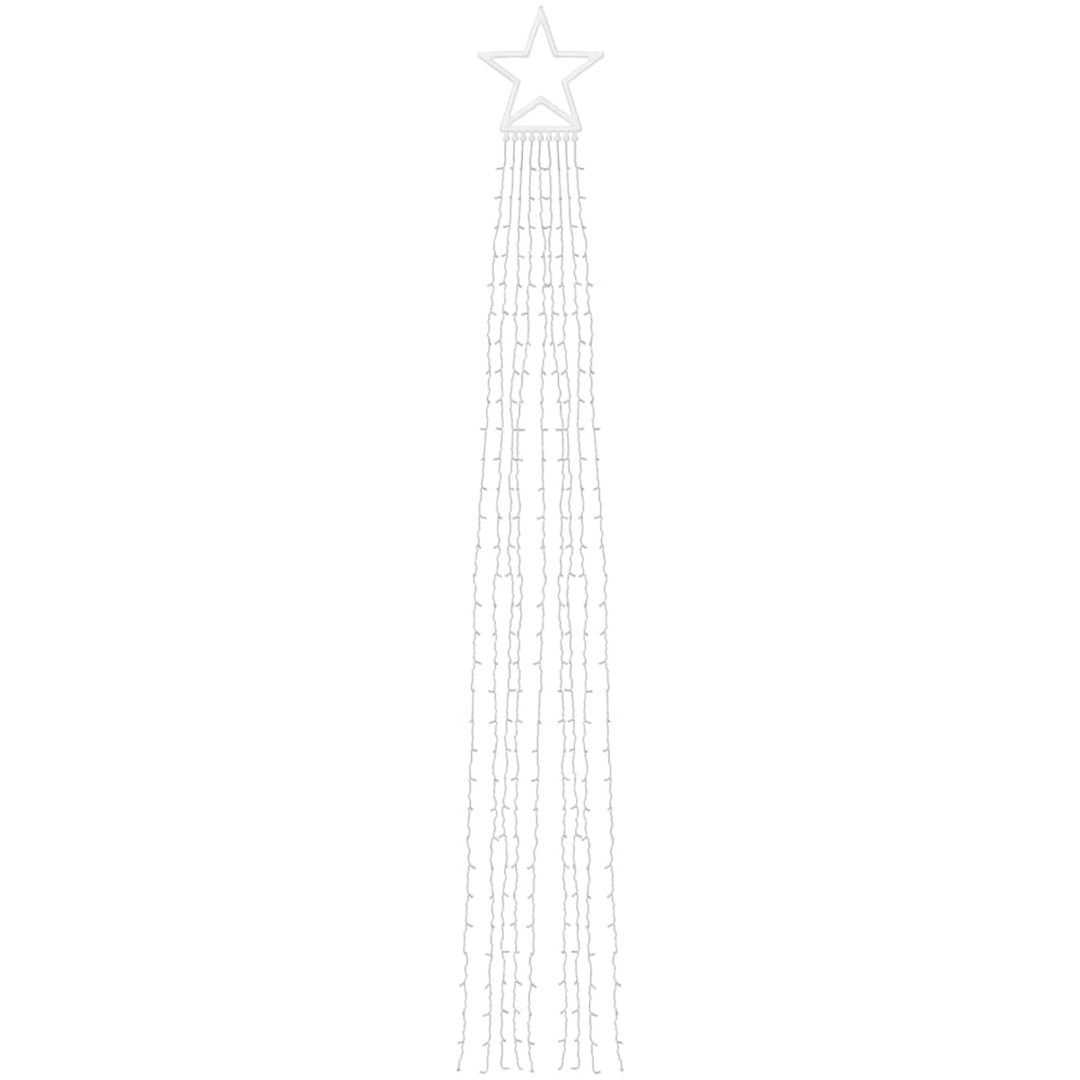 Julgransbelysning 320 LED varmvit 375 cm vidaXL – bild 5
