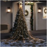 Julgransbelysning 320 LED varmvit 375 cm vidaXL