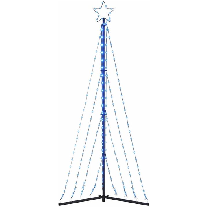 Julgransbelysning 339 LEDs blå 187 cm vidaXL 187 cm – bild 6
