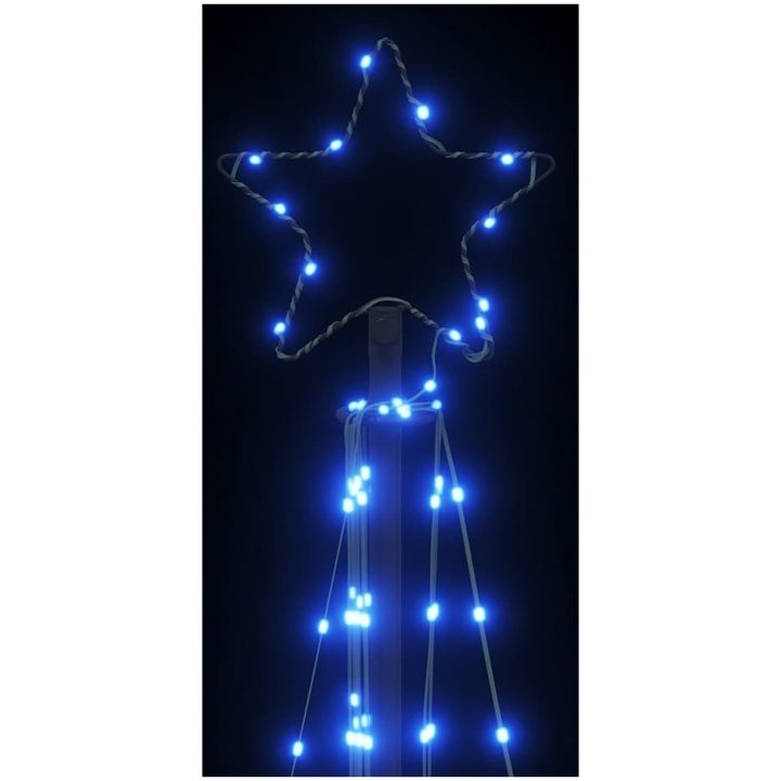 Julgransbelysning 339 LEDs blå 187 cm vidaXL 187 cm – bild 10