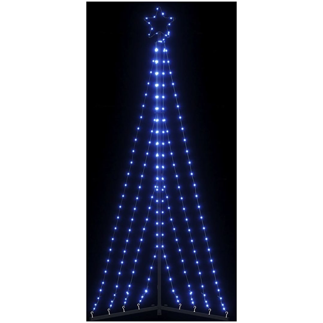 Julgransbelysning 339 LEDs blå 187 cm vidaXL 187 cm