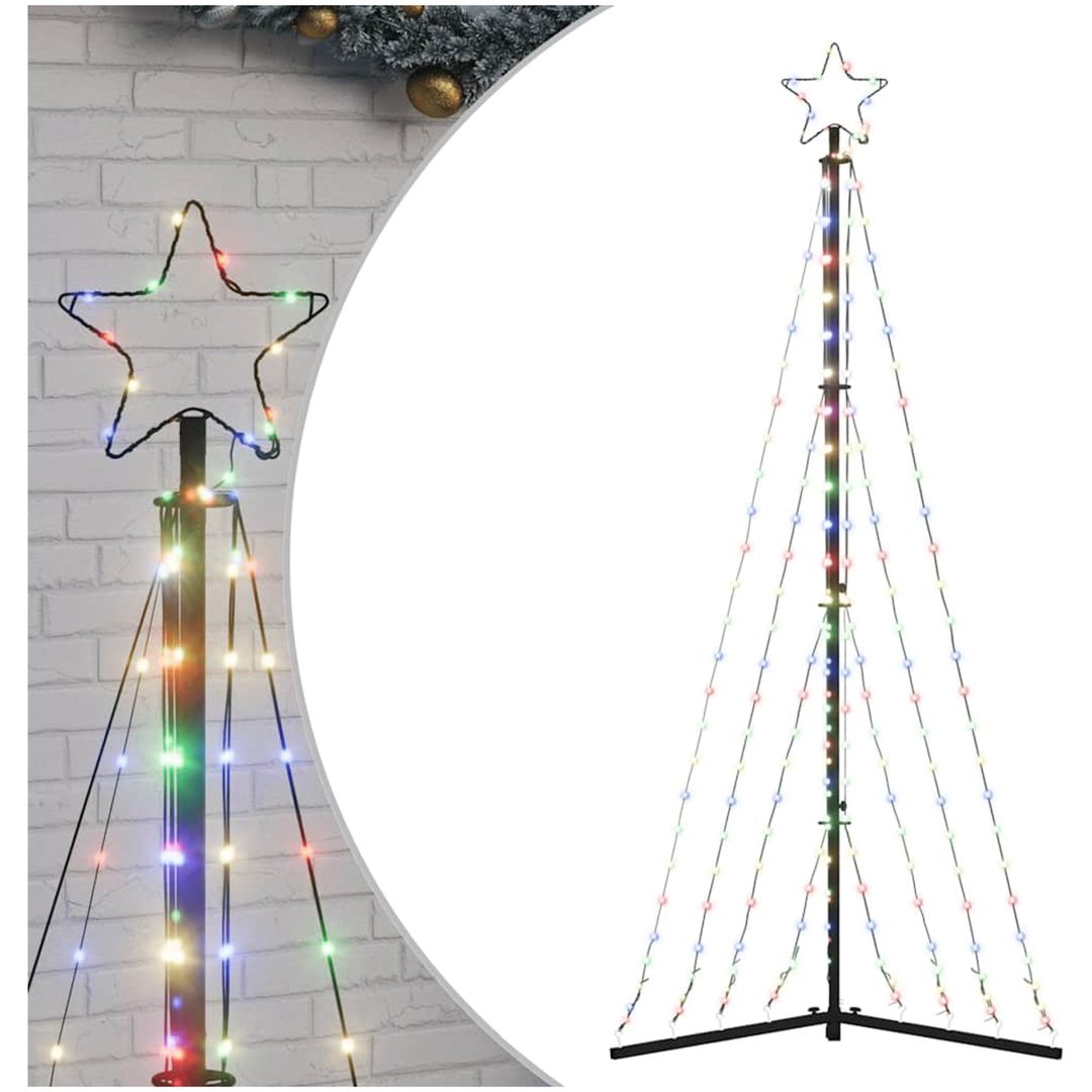 Julgransbelysning 339 LEDs färgglad 187 cm vidaXL 187 cm – bild 2