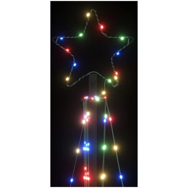 Julgransbelysning 339 LEDs färgglad 187 cm vidaXL 187 cm – bild 10