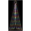 Julgransbelysning 339 LEDs färgglad 187 cm vidaXL 187 cm – miniatyr 1