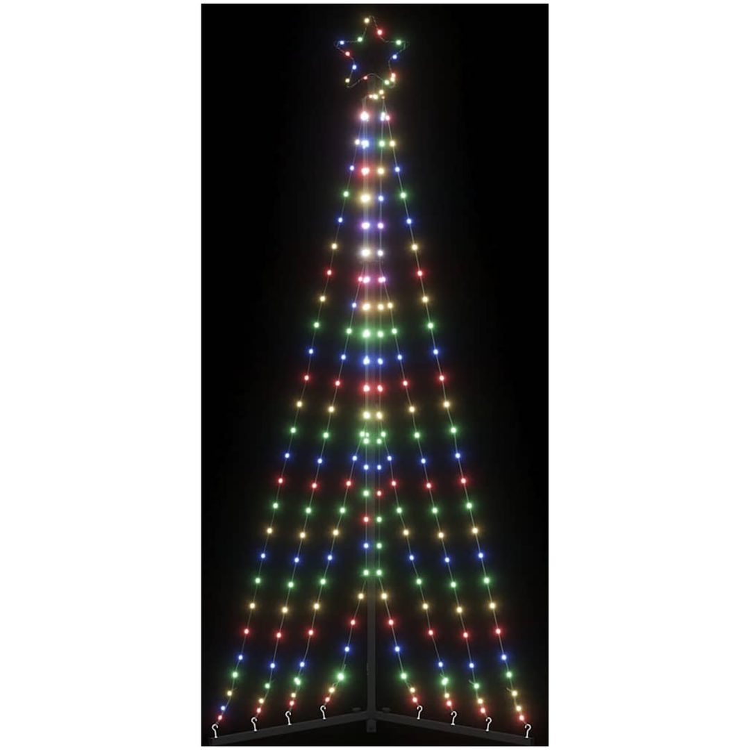 Julgransbelysning 339 LEDs färgglad 187 cm vidaXL 187 cm