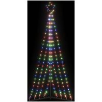 Julgransbelysning 339 LEDs färgglad 187 cm vidaXL