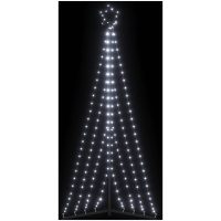 Julgransbelysning 339 LEDs kallvit 187 cm vidaXL