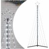 Julgransbelysning 339 LEDs kallvit 187 cm vidaXL 187 cm – miniatyr 2