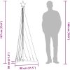 Julgransbelysning 339 LEDs kallvit 187 cm vidaXL 187 cm – miniatyr 12