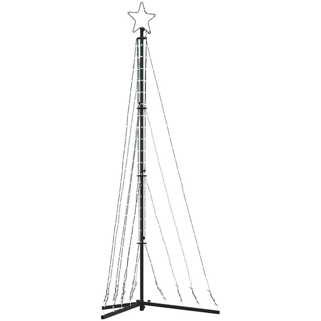 Julgransbelysning 339 LEDs kallvit 187 cm vidaXL 187 cm – bild 4