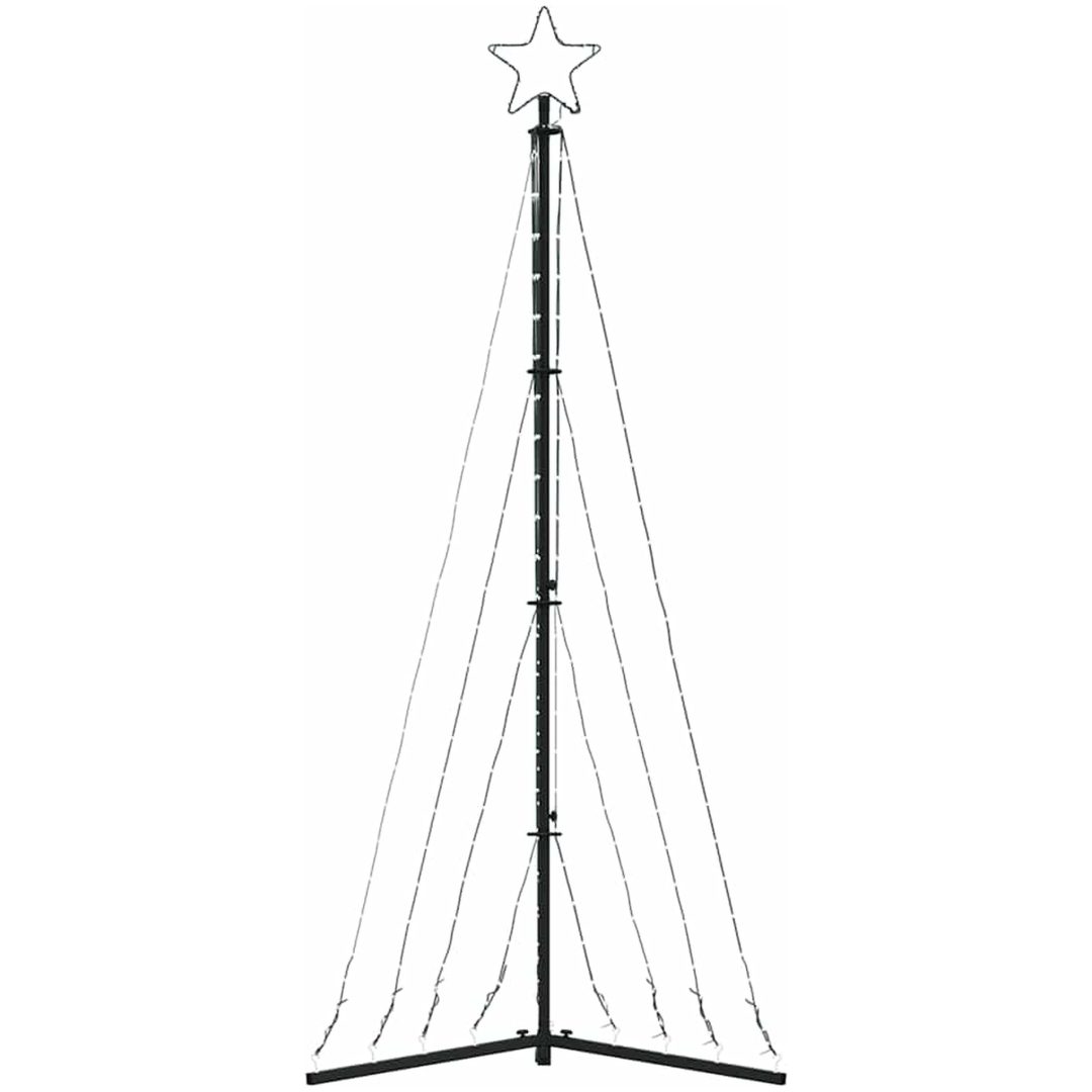 Julgransbelysning 339 LEDs kallvit 187 cm vidaXL 187 cm – bild 5