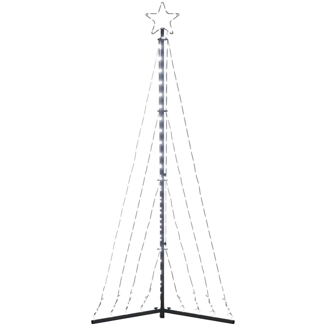 Julgransbelysning 339 LEDs kallvit 187 cm vidaXL 187 cm – bild 6
